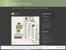 Tablet Screenshot of highfallsrvpark.com